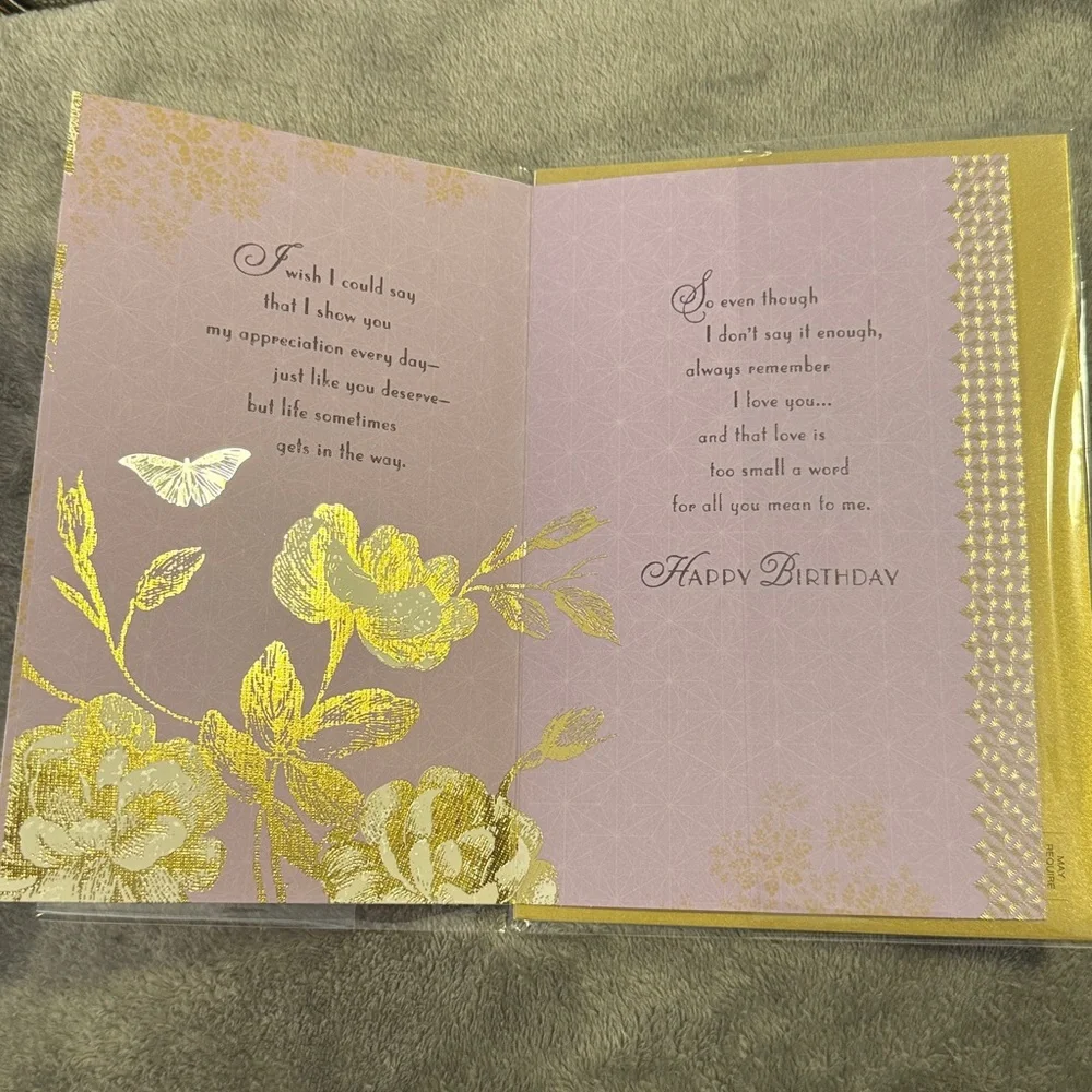 🌻 2 Happy Birthday Mom Cards NWT